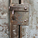 1940s industrial workshop locker room