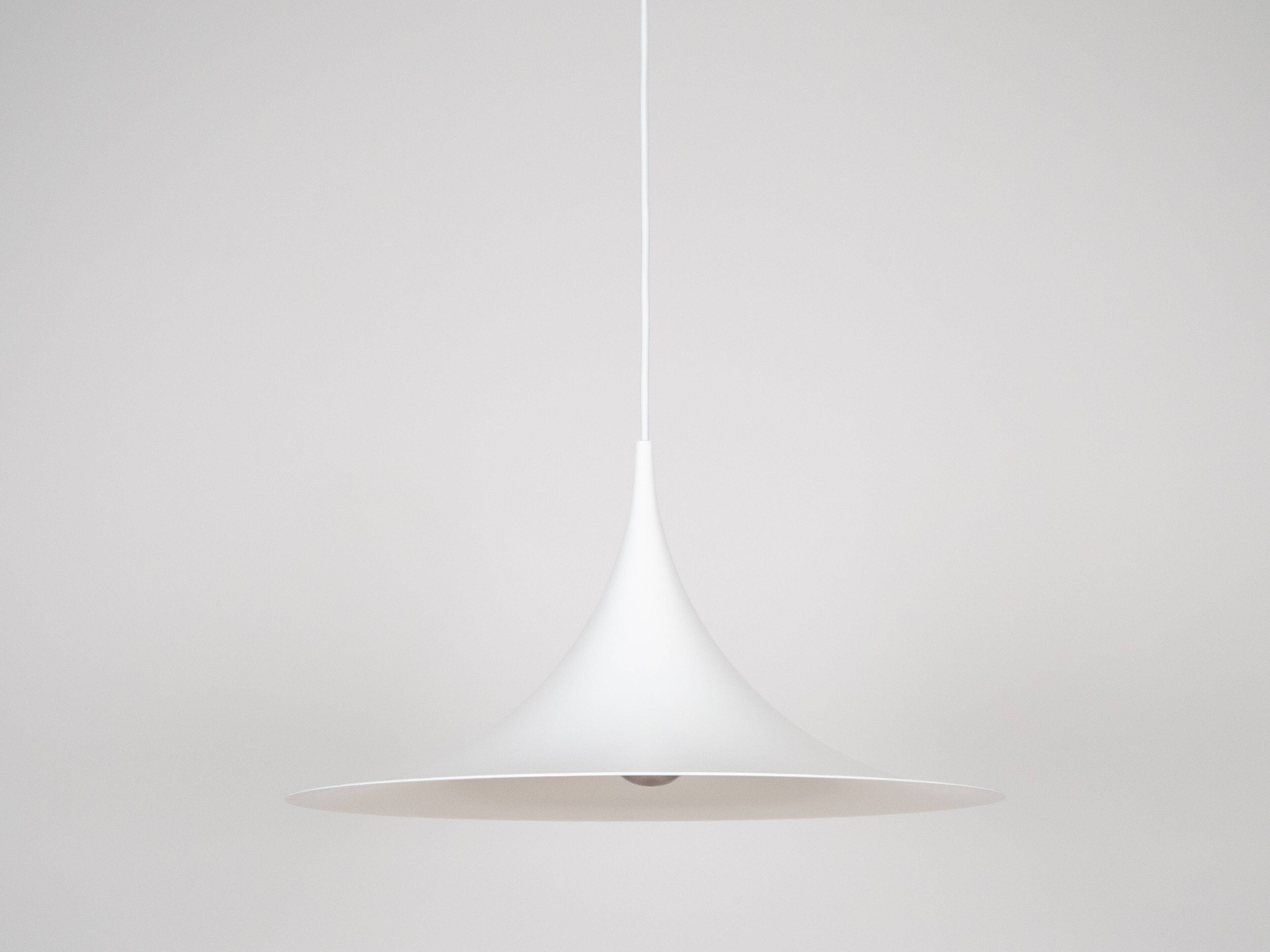 Danish vintage pendant lamp Semi by Bonderup and Thorup, 1968