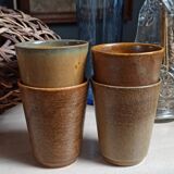 Tasses Digoin en grès