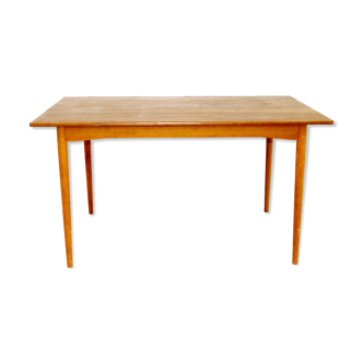 Expandable teak dining table, Sweden, 1950