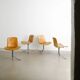 Set of 4 Leather Poul Kjaerholm PK-9 Dining Chairs by Fritz Hansen, 1990s