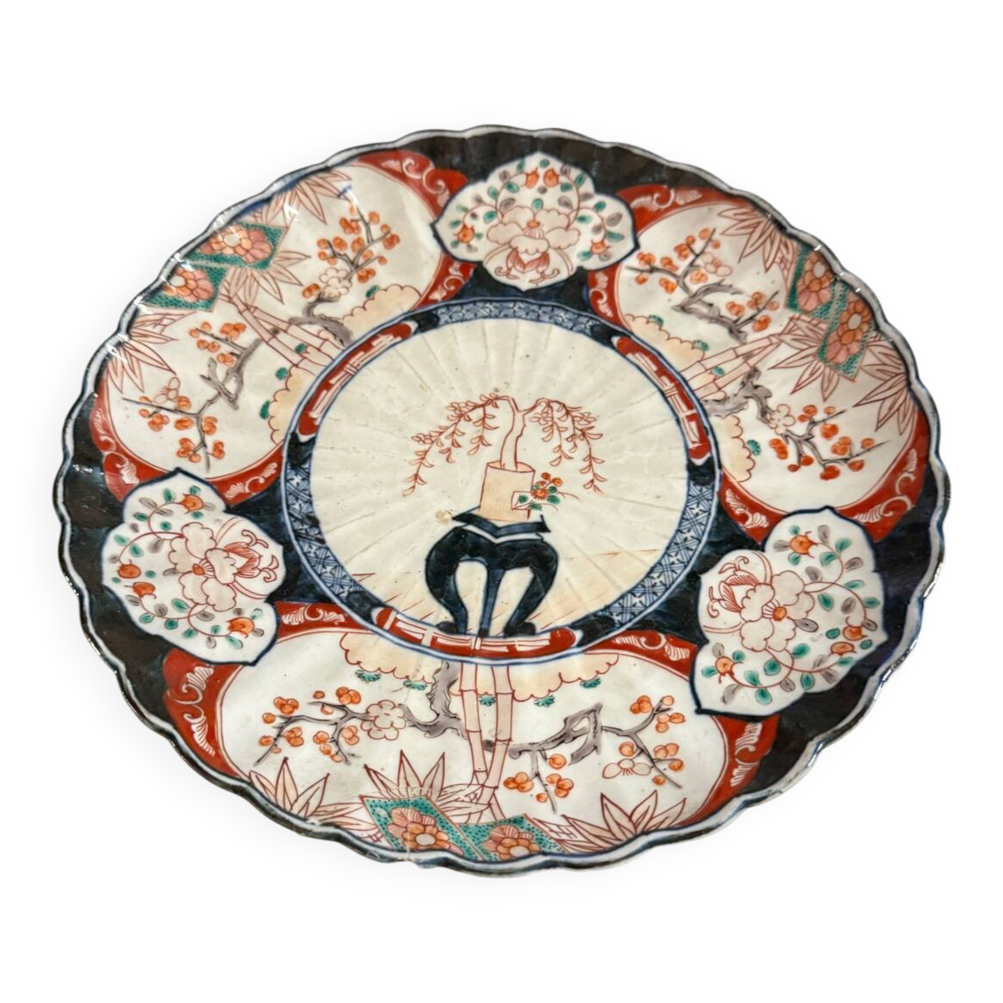 Grand plat en Imari