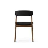 Normann Copenhagen Herit Chair Ulpholstery Smoked Oak Black