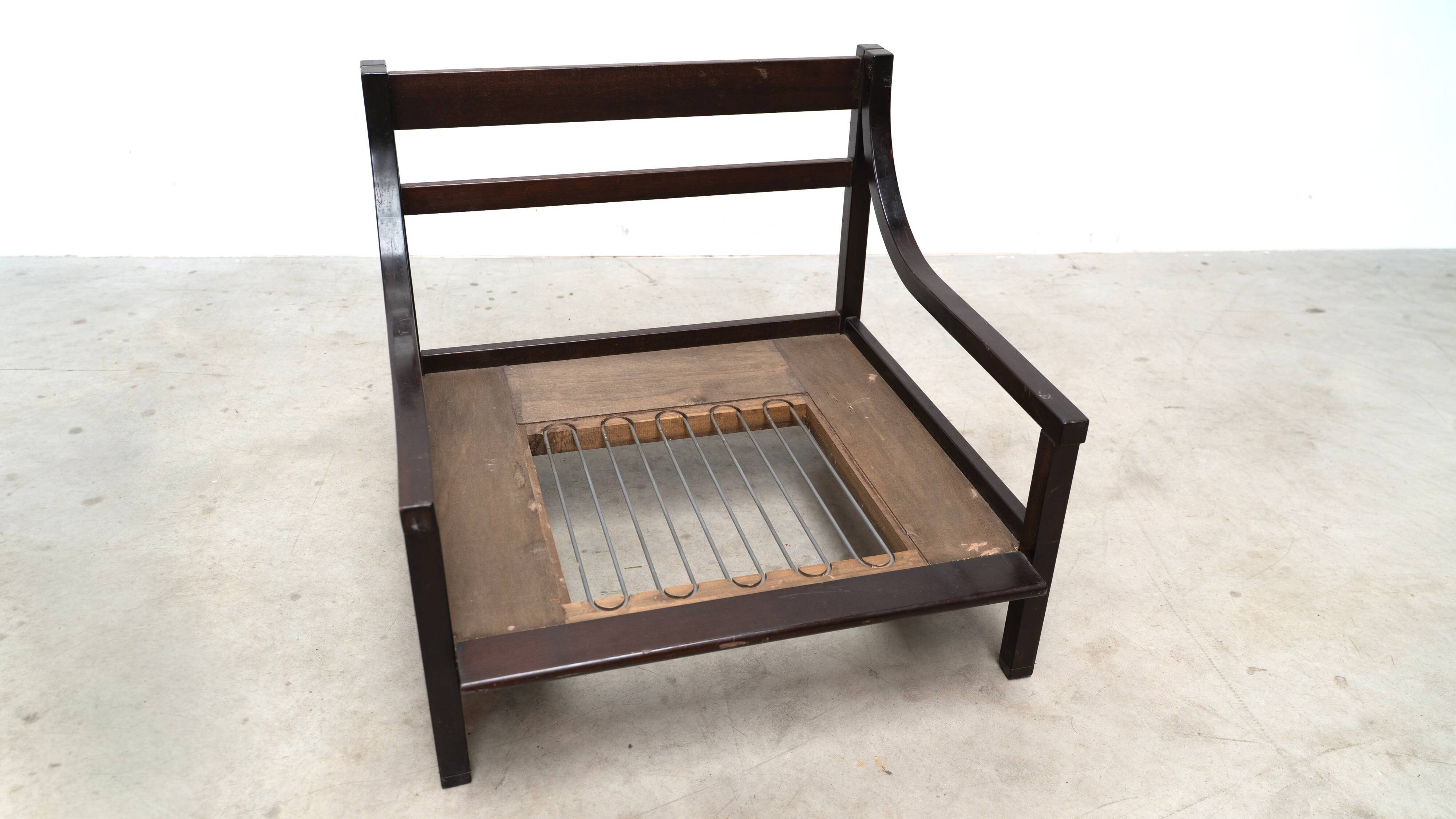 Ensemble de deux fauteuils lounge italiens