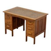 Bureau en chêne néerlandais des années 1910