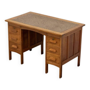 Bureau en chêne néerlandais des années 1910