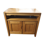Solid oak tv stand