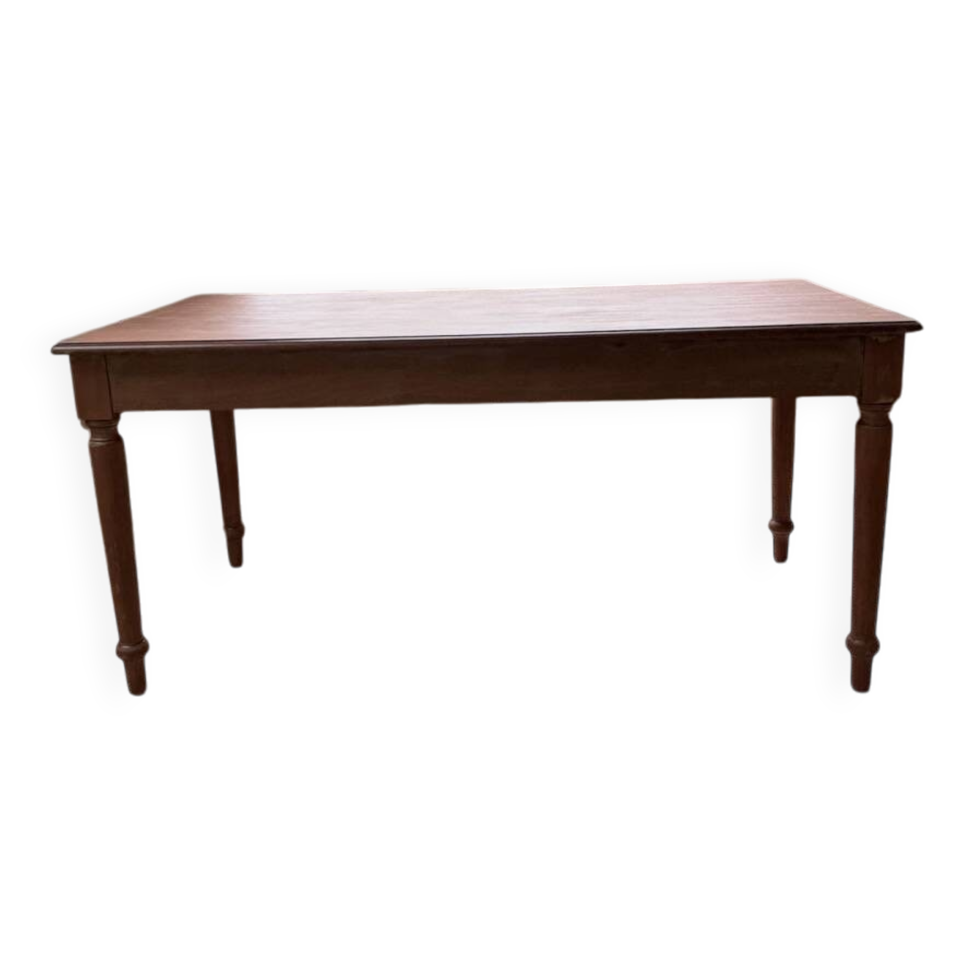 Turned leg cherry table 160cm