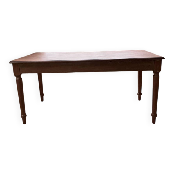 Table pieds tournés en cerisier — Beyit
