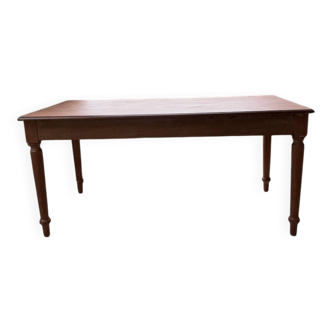 Turned leg cherry table 160cm