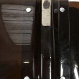 Fauteuil et ottoman Marsala en cuir marron par Michel Ducaroy pour  Ligne Roset