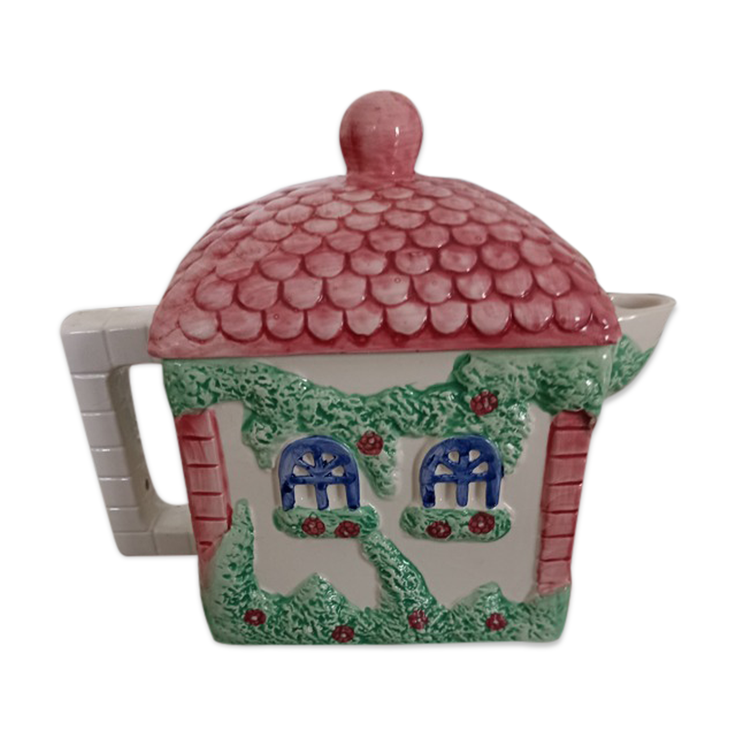 Vintage English cottage teapot