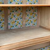 Parisian wardrobe art deco wood brut