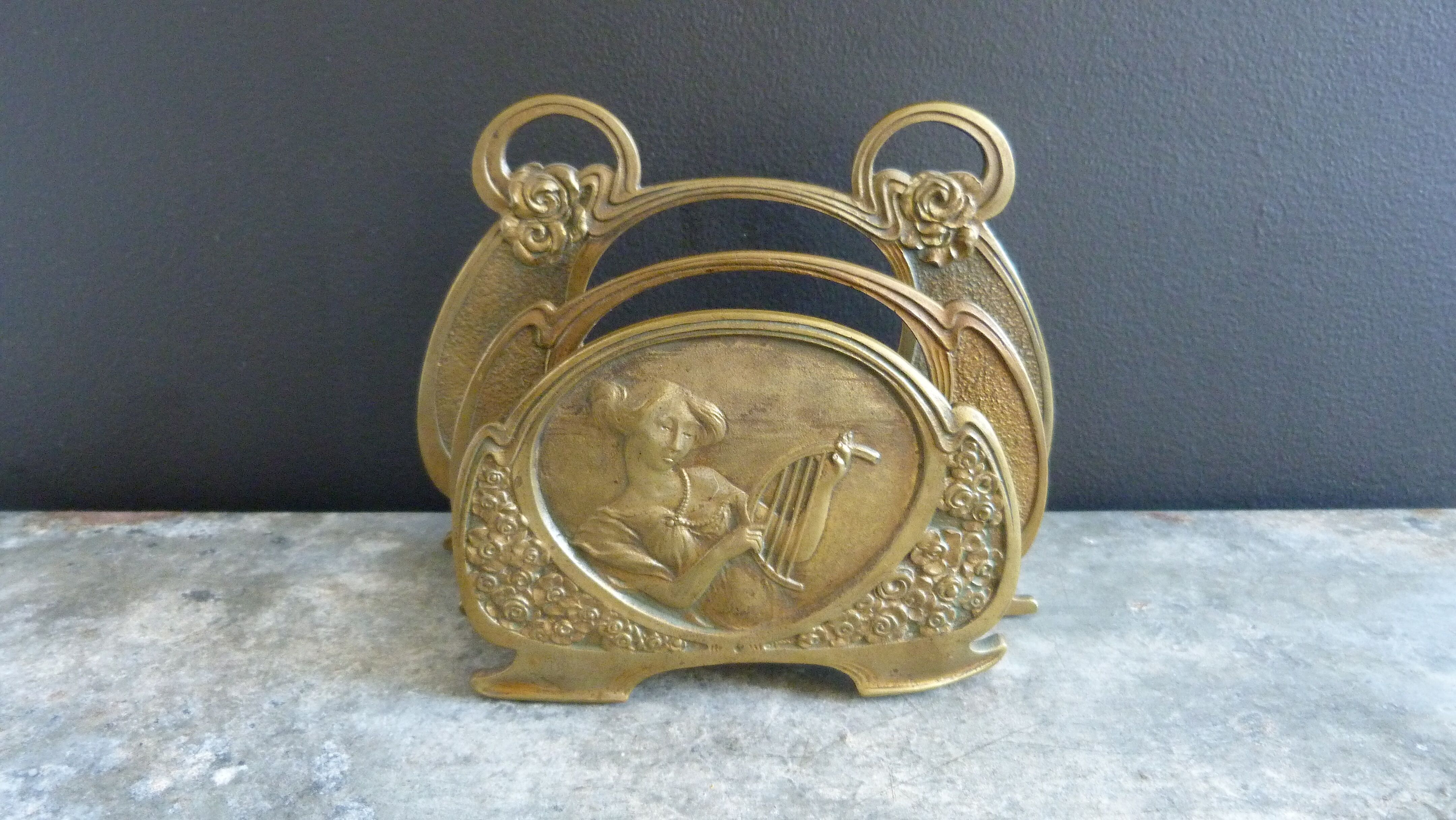 Mail door art nouveau 1900