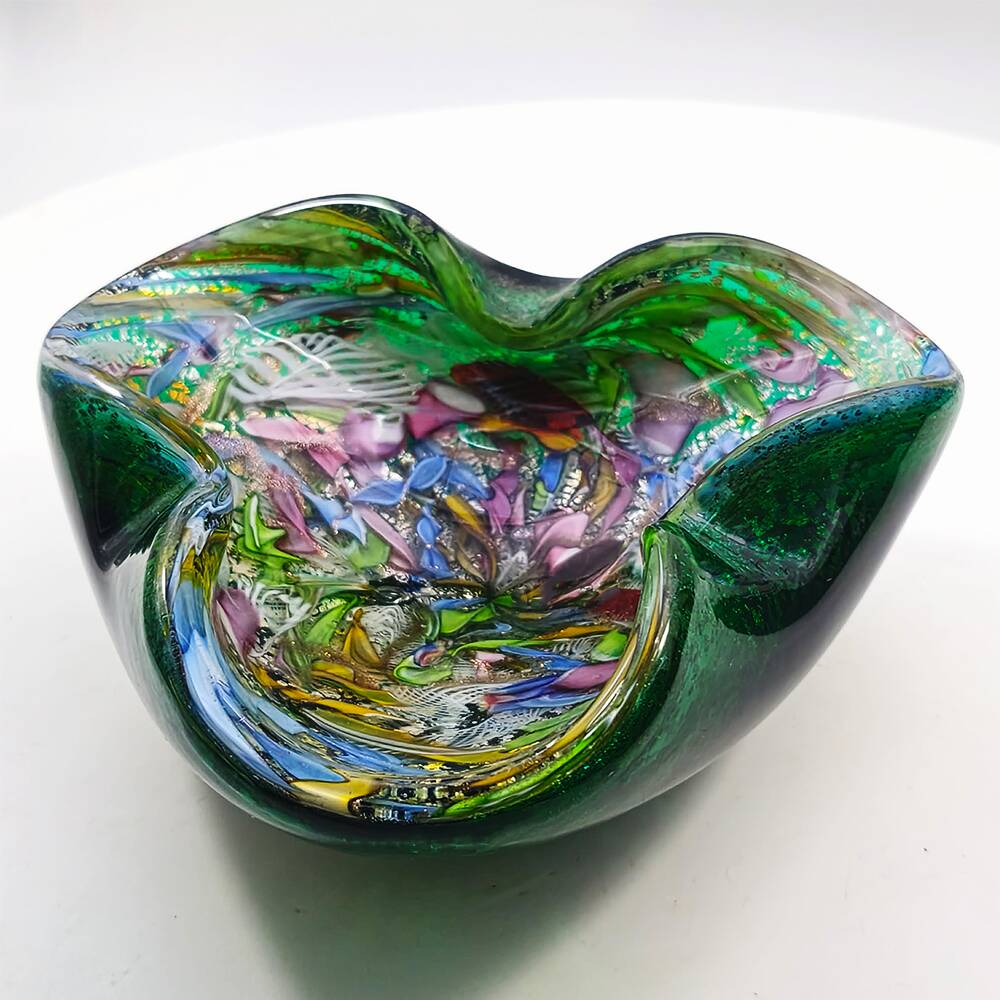 1950s Big Ashtray in Murano Glass by Dino Martens.