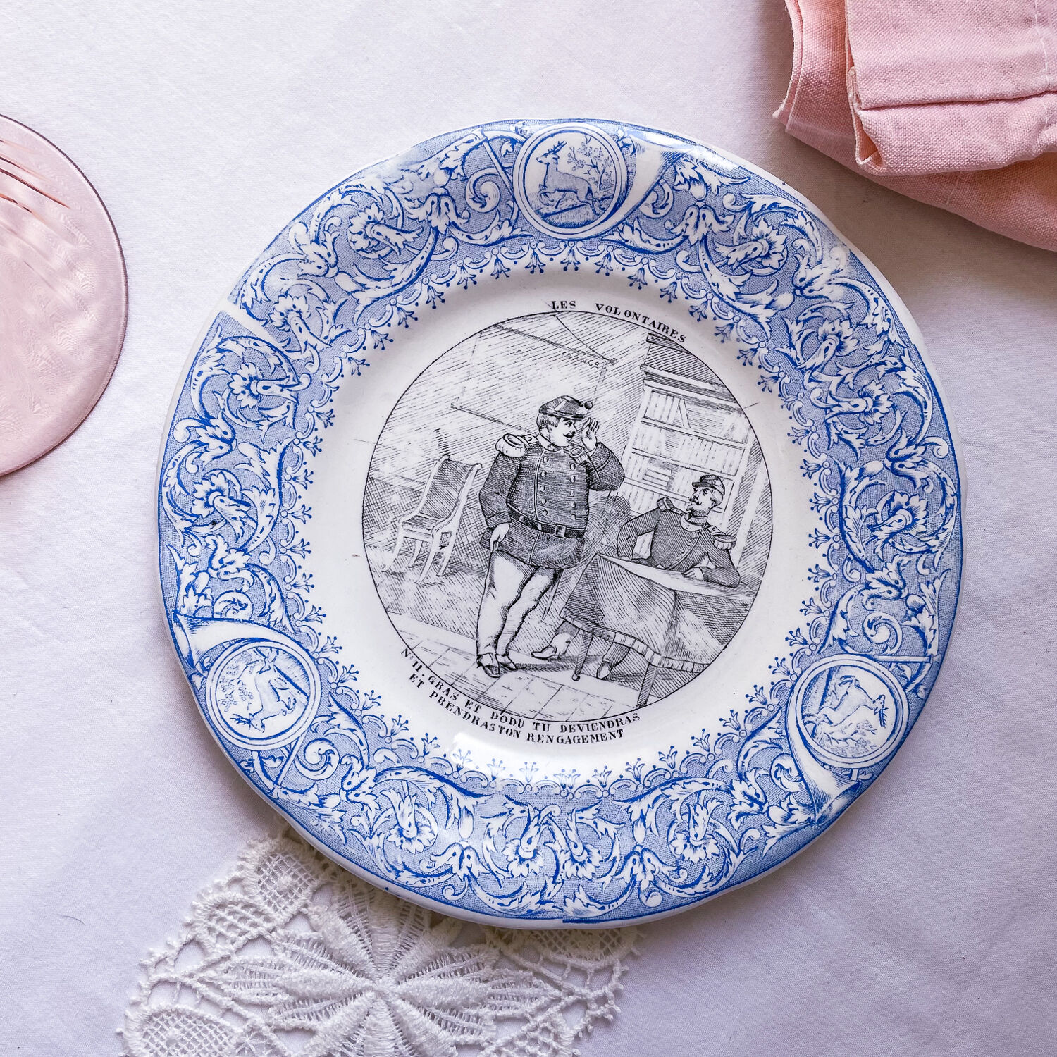 Luneville talking plate collection