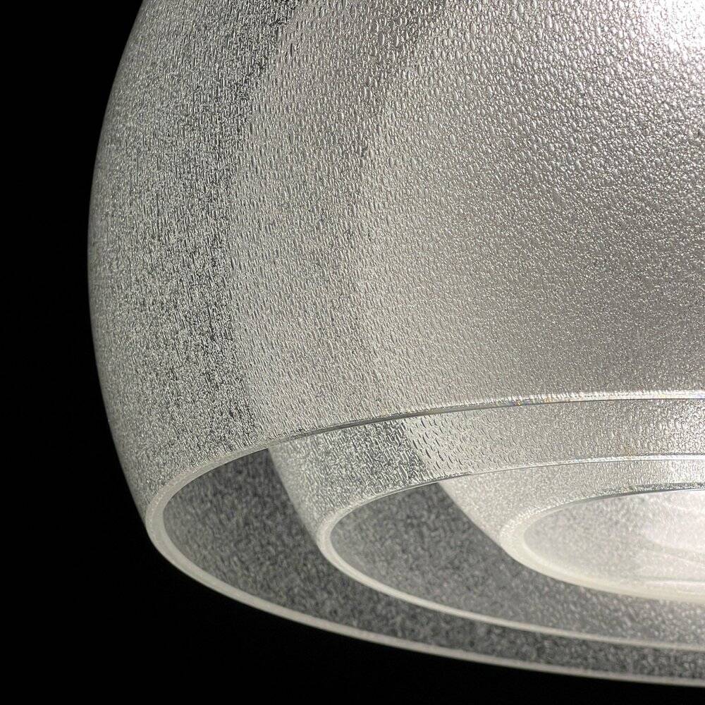 Suspended Murano lamp attributed to Mazzega, Italy, 1960s.