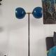 Lampadaire vintage 1980 double éclairage