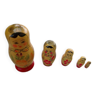 Old Russian wooden doll - Russia