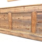 Very large pine trade counter, circa 1920.