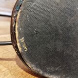 Leather-wrapped Lancel lamp