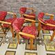 Set de 4 chaises en pin danois style Rainer Daumiller 1970
