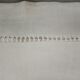 Soft linen sheet Old Embroidered Monogram GL Art deco border day