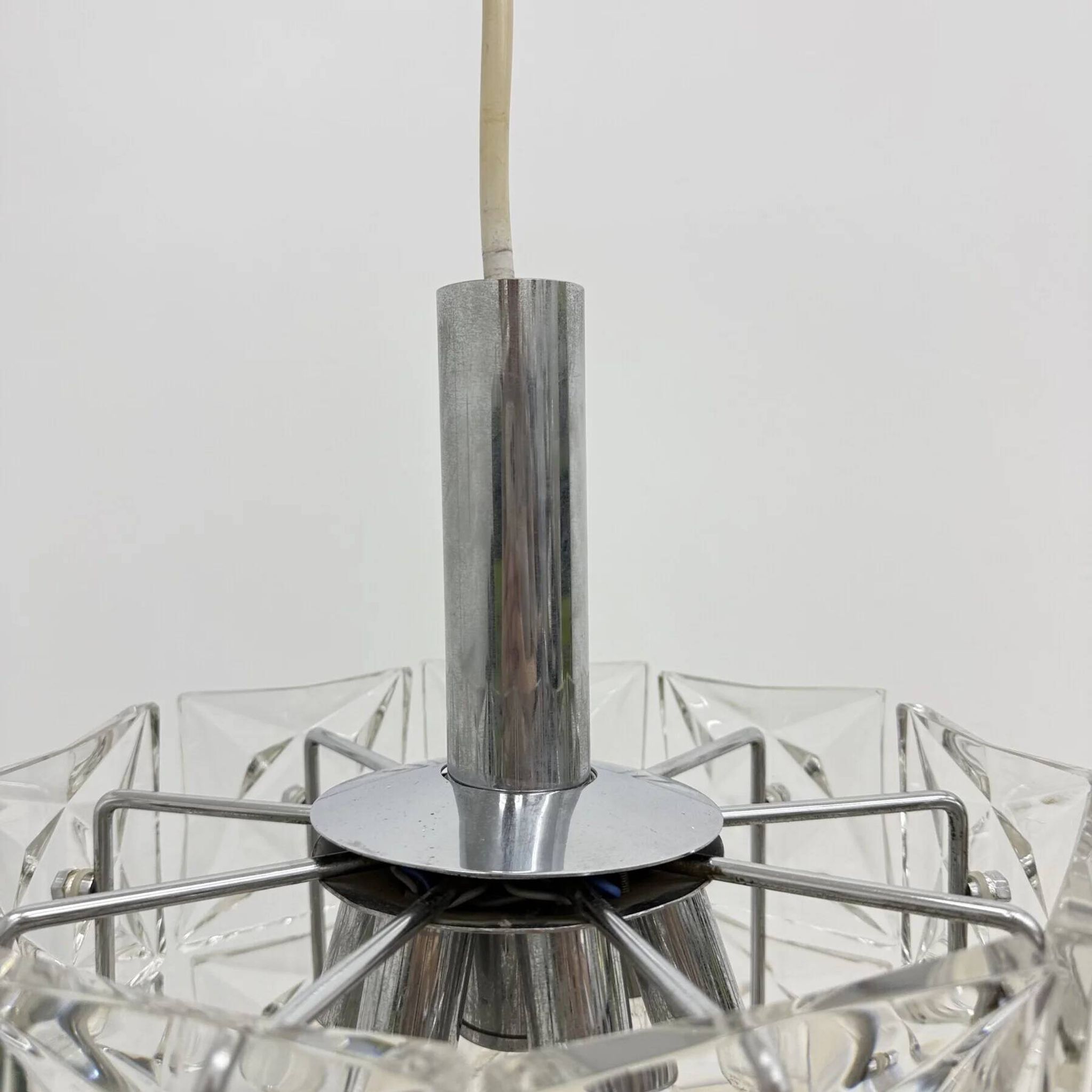 Mid-century design Kinkeldey hanging lamp, 1970s