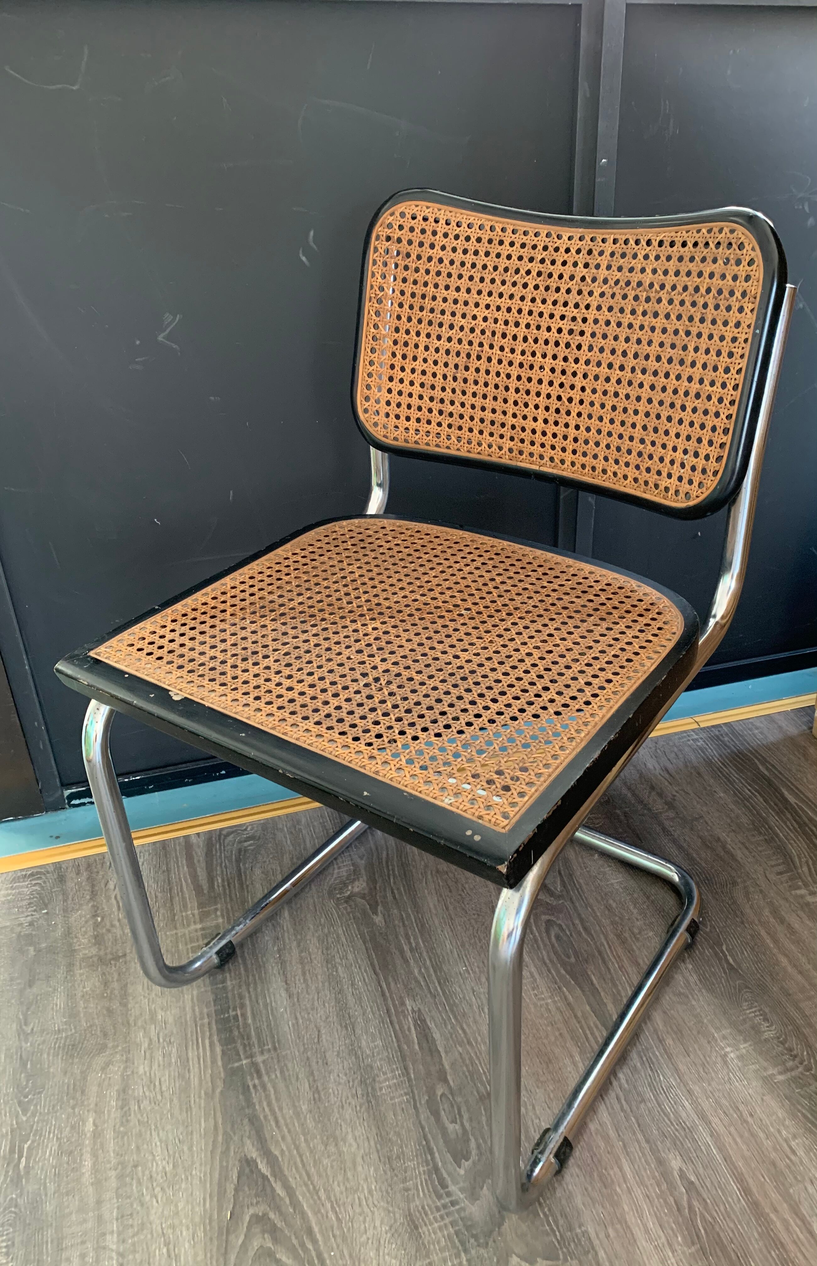 Breuer chair cannée