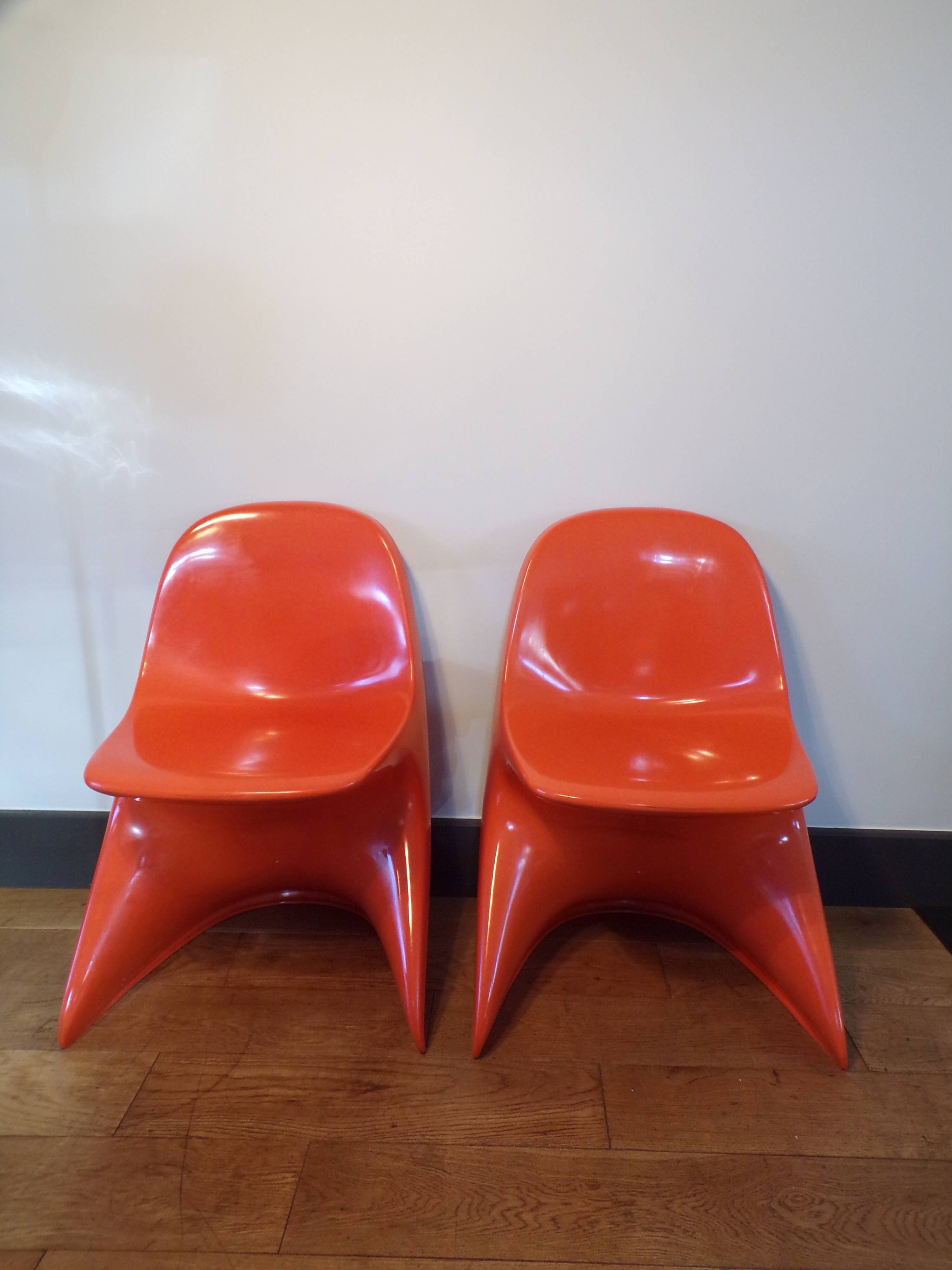 Pair of Casalino chairs by Alexander Begge for Casala