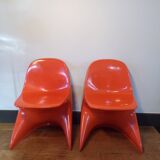 Pair of Casalino chairs by Alexander Begge for Casala