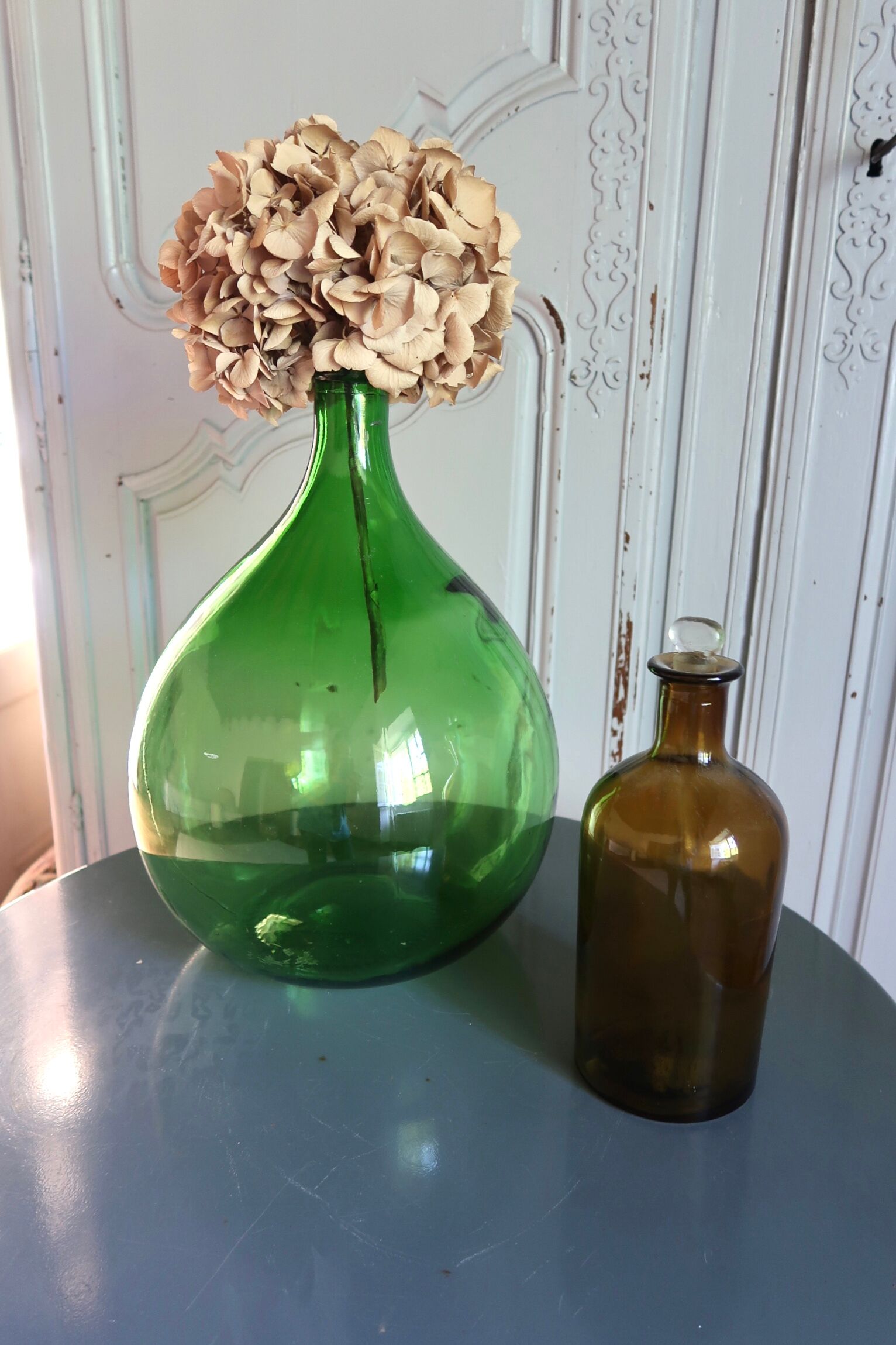 Dame-jeanne green 10 liters