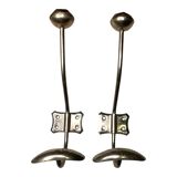 Vintage metal wall hooks – set of 2 pieces.