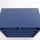 Montana bookcase – blue – 4 shelves