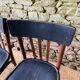Set of four vintage bentwood bistro chairs.