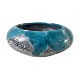Cendrier bleu fat lava en céramique