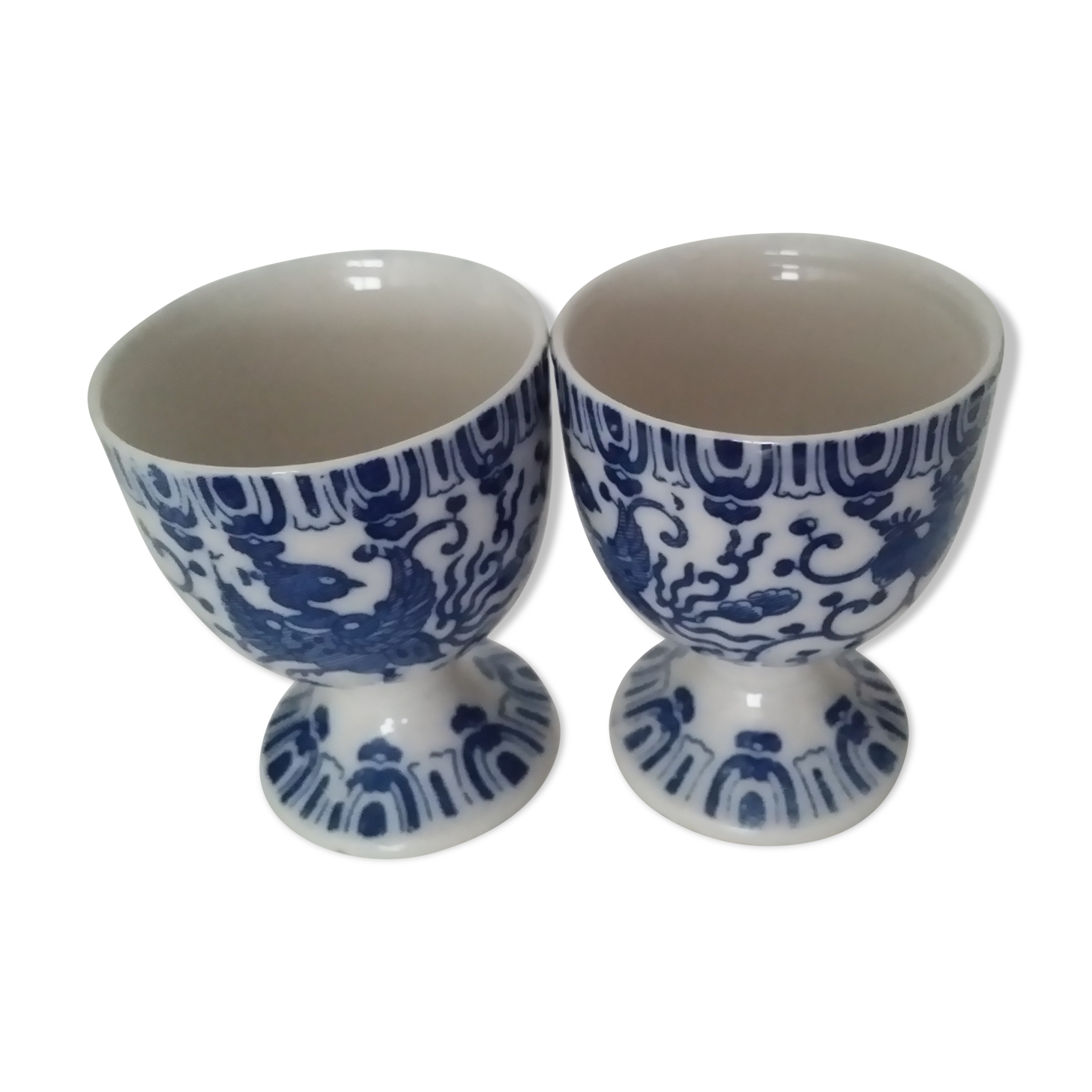2 cups japanese porcelain