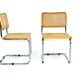 Set de 2 chaises "B32" Marcel Breuer, Italie, 1990