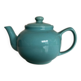 Théière anglaise en faience ironstone turquoise 1L