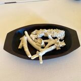 Empty exotic wood pocket