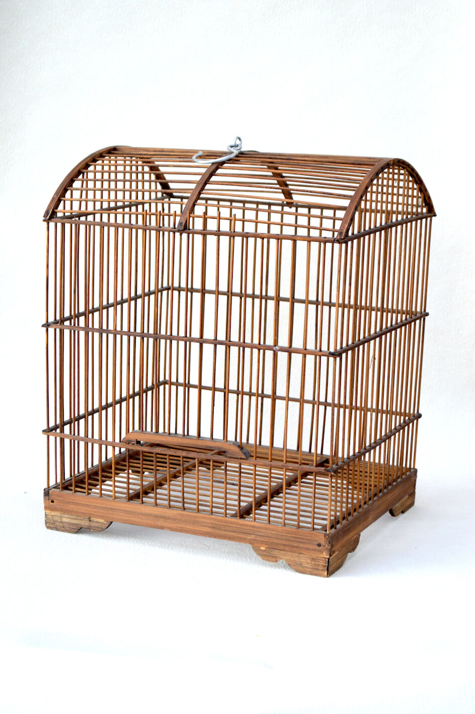 Cage à oiseaux asiatique vintage