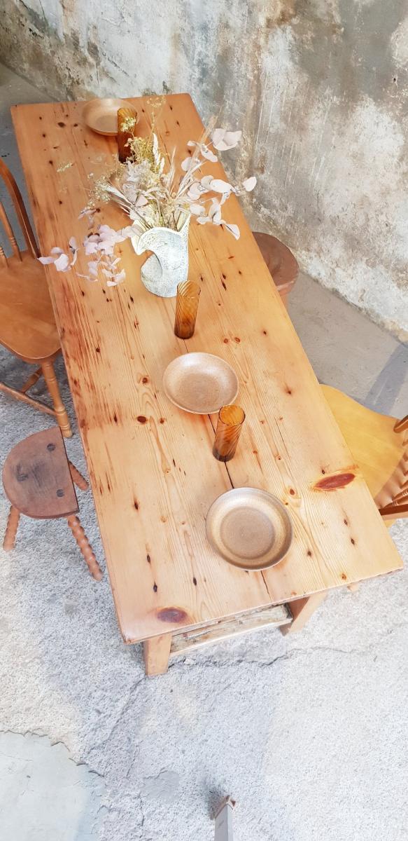 Vintage farmhouse table
