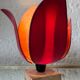 Vintage lotus flower lamp