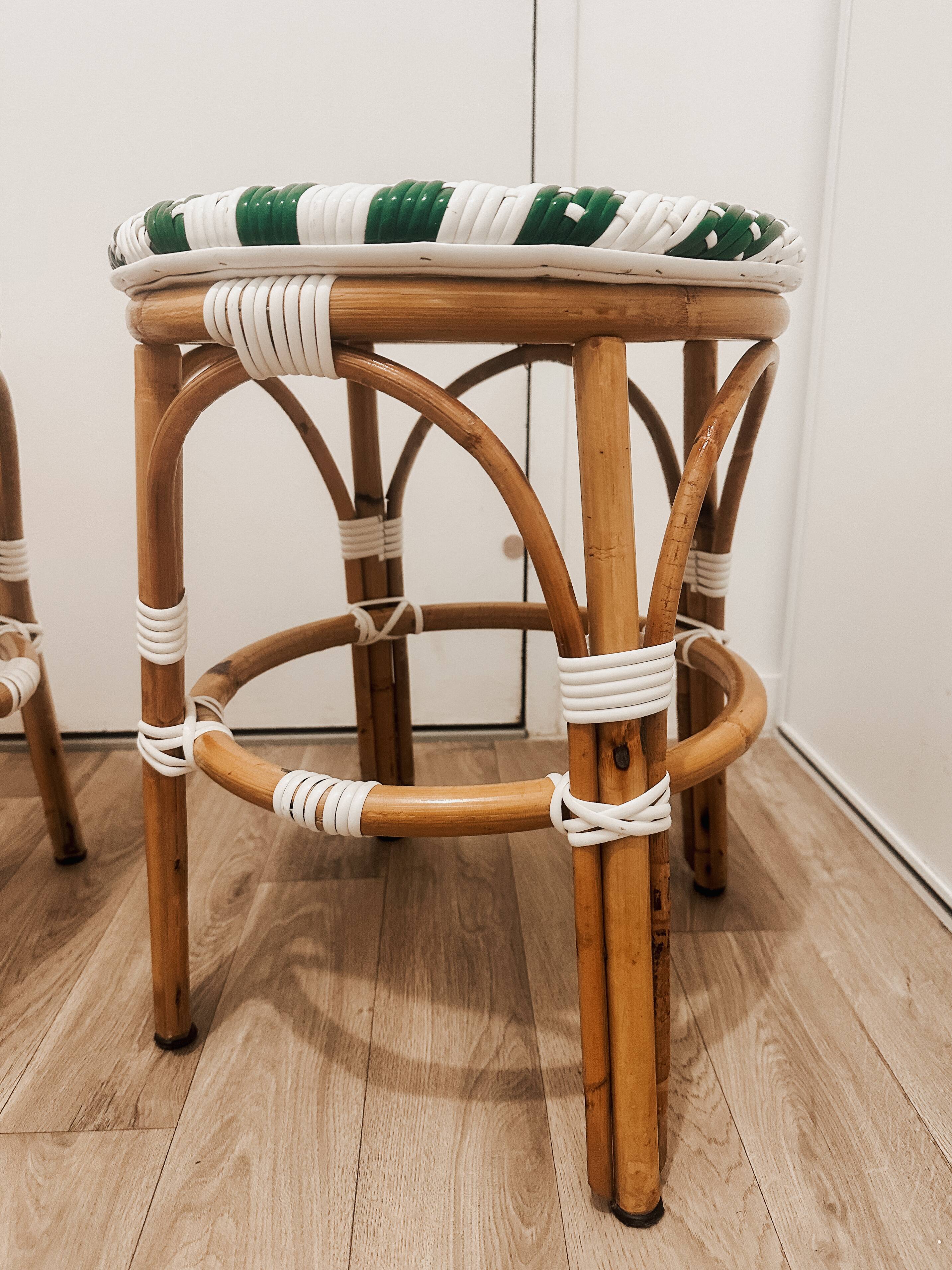 Paire de tabourets de bistrot