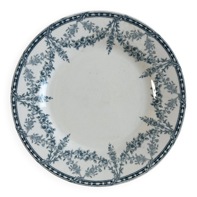 Assiette à fromage Creil et Montereau Labrador