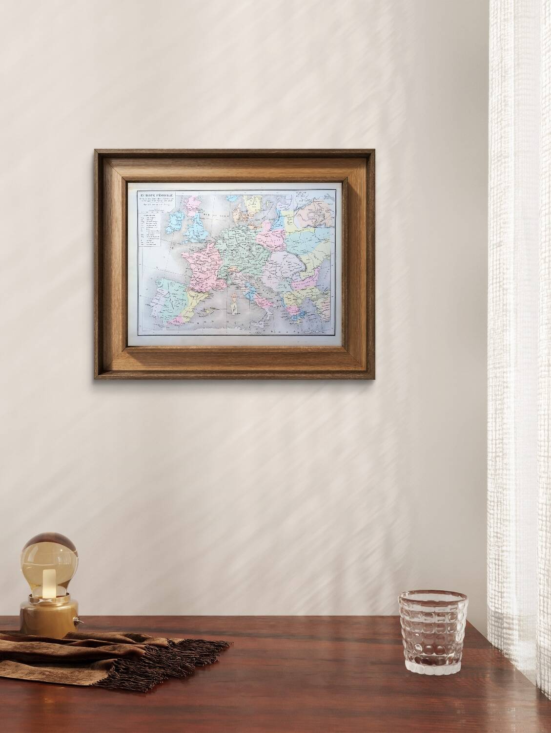 Printed in 1879, Feudal Europe.