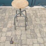 Set of two industrial style stools
