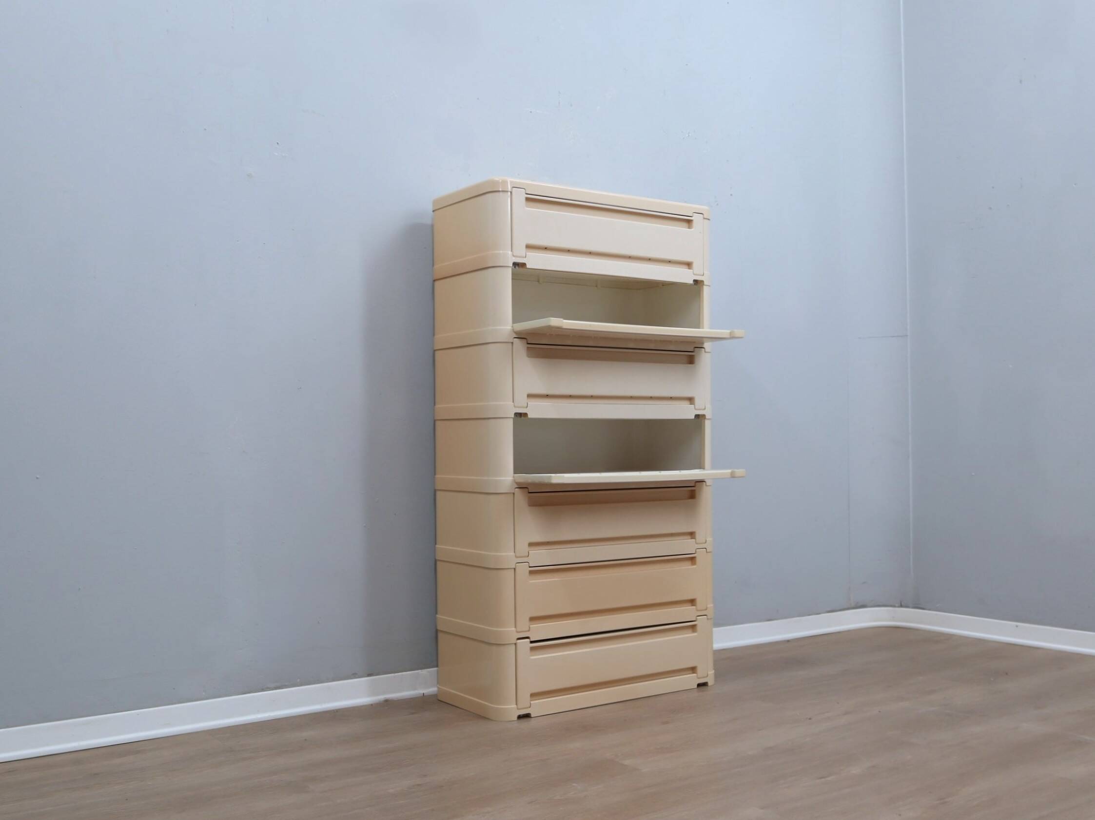 Système de rangement modulaire Kartell 4963 par Olaf Von Bohr années 1970