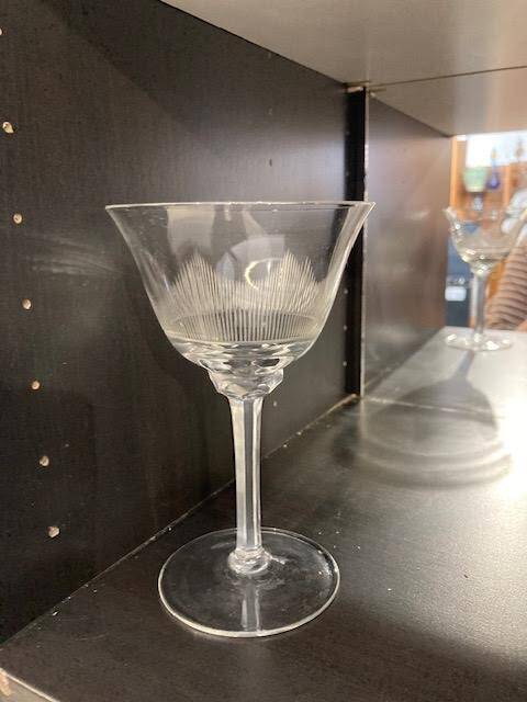 Art Deco crystal service