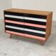 U-453 pink chest of drawers with 8 drawers by Jiri Jiroutek for Interier Praha 1960